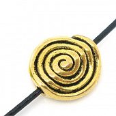 Бусина "Спирали" (зол.)