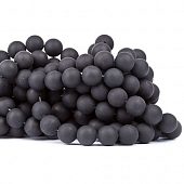 Шунгит - бусина шар, 16 мм.