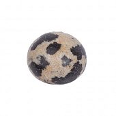 Яшма "Далматин" - кабошон круглый, 12x5 мм.