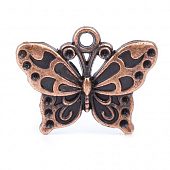 Подвеска "Бабочка" медн.