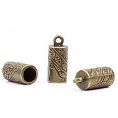 Концевик для шнура "Тропинка" бронз.