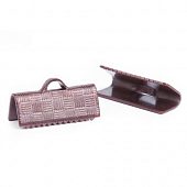 Зажим для ленты 15 мм. медн. текстурный