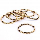 Декоративный элемент "Фактурное кольцо" зол.