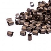 Кримпы-цилиндры 2,5 мм. бронз.