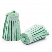 Подвеска - кисть замшевая мятный зефир, 30х12 мм.