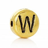 Бусина Алфавит "W"