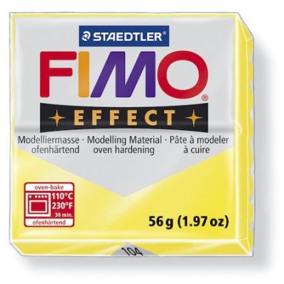 Полимерная глина FIMO Effect Transparent Yellow