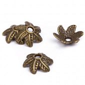 Шапочка "Шестилистник" бронз.