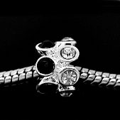 Бусина PNDR "Восторг" черная