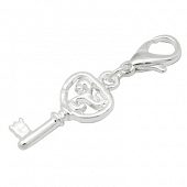 Подвеска с замком лобстером "Ключик"