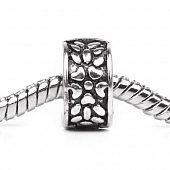 Бусина-стоппер PNDR "Цветочный узор"