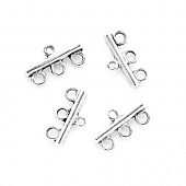 Коннектор на 3 нити сереб.