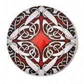 Кнопка Chunk стеклянная "Орнамент" #14