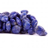 Лазурит - бусина овал, 16х12х6 мм.