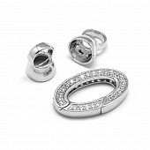 Замок LUX с дужками для крепления "Овал" платин.