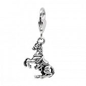 Подвеска с замком лобстером "Лошадка"