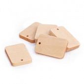 Подвеска деревянная "Прямоугольник #1"