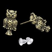 Пуссеты "Филин-шелковистое перо" без подвеса