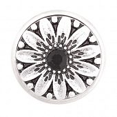 Кнопка Chunk "Ноготки" черная