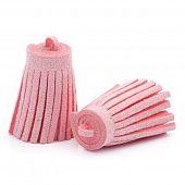 Подвеска - кисть замшевая персиковая, 30х12 мм.