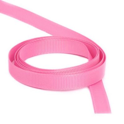 Репсовая лента розовая гвоздика 9,5 мм. (182)