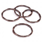 Декоративный элемент "Фактурное кольцо" медн.