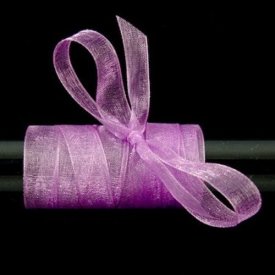 Органза 10 мм. фиолетовая