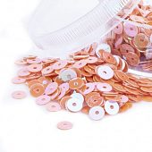 Пайетки 4 мм. песочные рыжие