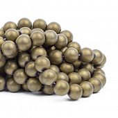 Гематит матовый "Старое золото" - бусина шар,10 мм.