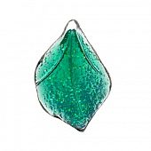 Подвеска "Подорожник" с эмалью