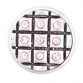 Кнопка Chunk "Шашки" #2 розовая