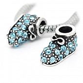 Бусина PNDR "Гламурный кед" голубая