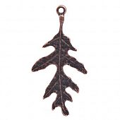 Кулон "Дубовый лист" медн.
