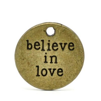 Подвеска "believe in love"