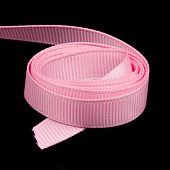 Репсовая лента лососево-розовая 9,5 мм. (153)