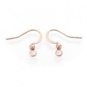 Швенза "Крючок плоский" 17 мм. роз.золот.