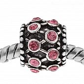 Бусина PNDR "Драгоценная вуаль" розовая