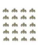 Коннектор на 3 нити Планка бронзовый (20 шт)