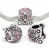 Бусна PNDR "Карета" розовая