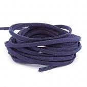 Шнур замшевый чернильный