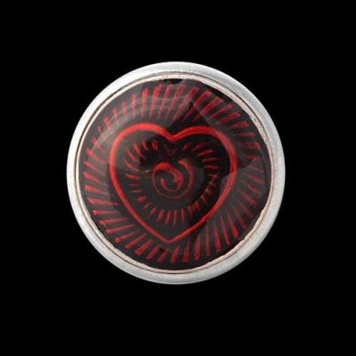 Кнопка Chunk "Красное сердце"
