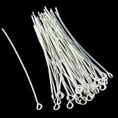 Пин "Петля" 50 мм. (сереб.)