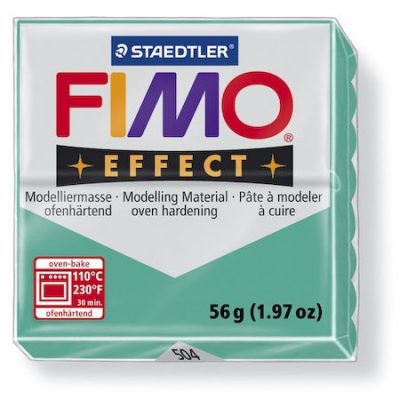 Полимерная глина FIMO Effect  Transparent Green