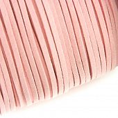 Шнур замшевый розовый