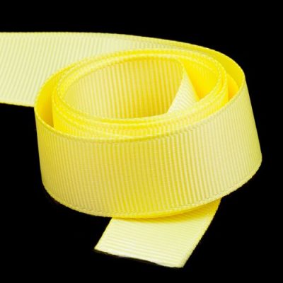 Репсовая лента желтая 19,1 мм. (640)