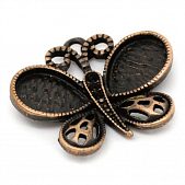 Подвеска "Бабочка" медн. 23х20 мм.