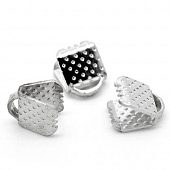 Зажим для ленты 06 мм. ник. текстурный