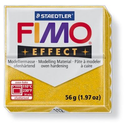 Полимерная глина FIMO Effect Glitter Gold