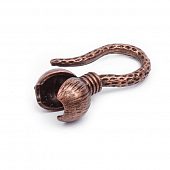 Замок "Крючок" зажимной медн. (внут. диам. 6 мм.)