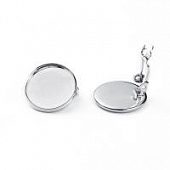 Клипсы с платформой для заливки 16 мм (ник.)